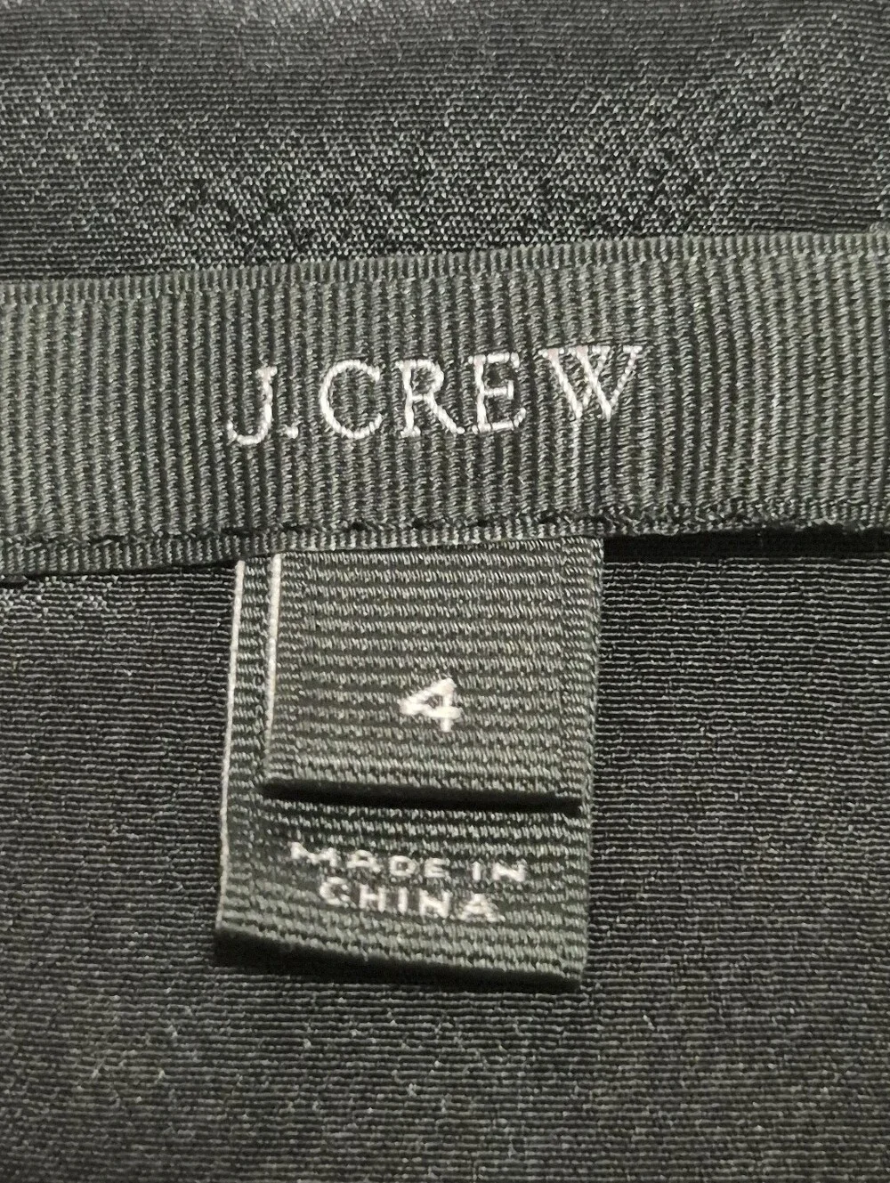 J. Crew Navy and White Windowpane Sleeveless Midi Dress...Size:4 100% Silk